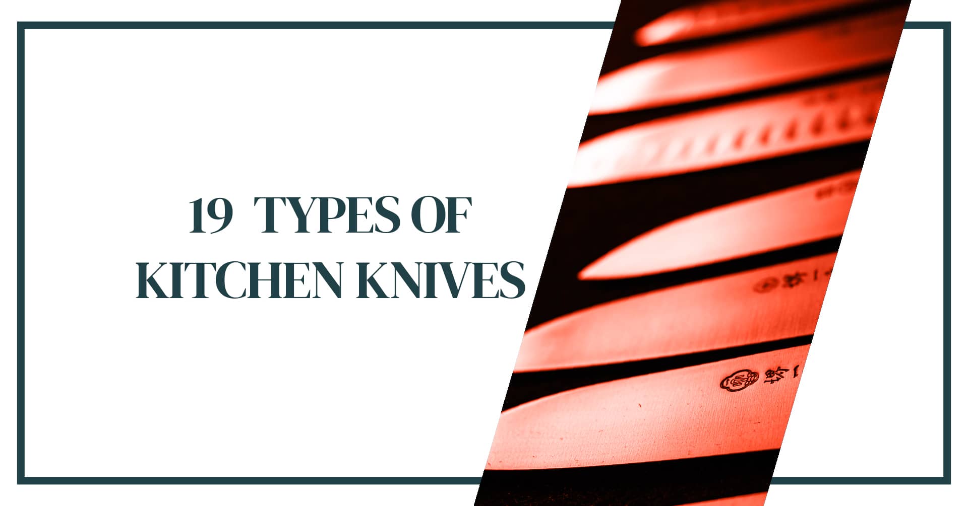 19 types of kitchen knives