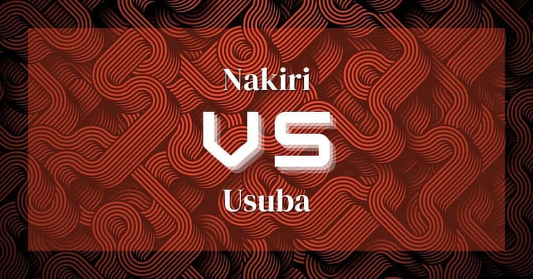 Nakiri vs Usuba